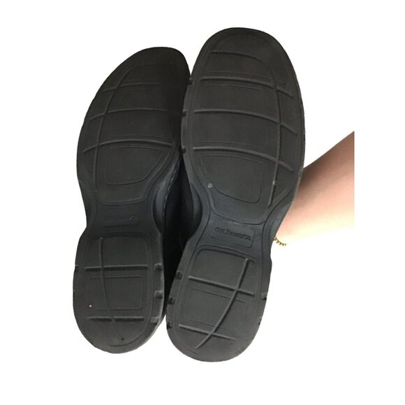 G.H. BASS & CO. MENS BLACK OXFORDS LEATHER UPPERS LACE UPCASUAL DRESS SHOES 11.5 - Picture 6 of 8